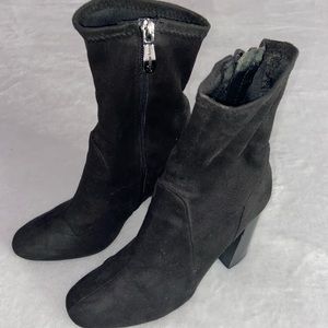 Black Suede Ankle Boots